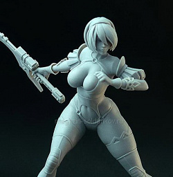 Сборная фигура из смолы 90-7 Cyber mercenary 90 mm, Brother Vinni's (90-7.) (90-7.)