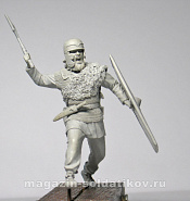 Сборная фигура из смолы Ancient germanic leader, 75 mm. Mercury Models - фото