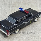Масштабная модель в сборе и окраске Q540-0098 Модель автомобиля коллекционная Газ 13 Чайка (милиция) 1/43 Autotime