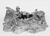 Миниатюра из олова 430 РТ Бронебойщики в окопе, 54 мм, Ратник - фото