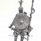 Миниатюра из олова 335. Знатный дружинник-конник. Русь, X век, 54 мм, EK Castings