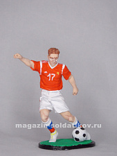 Миниатюра в росписи Футболист, 1:32, Сибирский партизан - фото