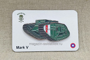 Значок «Танк Mark V» War and Pins - фото