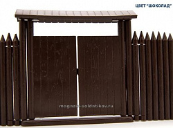 Набор «Ворота» (цвет:шоколад), 52мм, Горыныч пласт