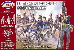 Сборные фигуры из пластика Британская пешая артиллерия BOX Victrix (WG-VX-0010) (WG-VX-0010)