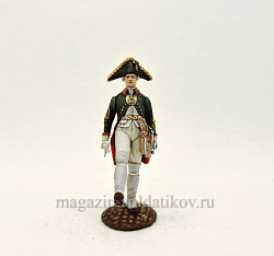 Миниатюра из олова Обер-офицер лейб-гвардии 1797 г., 54 мм, Студия Большой полк (ИЛ0143.11.01.54) (ИЛ0143.11.01.54)