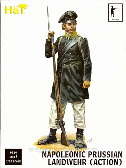 Солдатики из пластика Prussian Landwehr Action (1:32), Hat