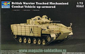 07102 Танк British Warrior up-armored 1:72 Трумпетер