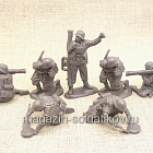 Солдатики из пластика Немецкая противотанковая команда 1/32, Mars