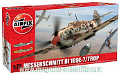 Сборная модель из пластика А Самолет 109-E Trop (1/72) Airfix - фото