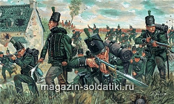 Солдатики из пластика ИТ Набор солдатиков «Британский 95-й стрелковый полк "Green Jackets" (Наполеон. войны)» (1/72)