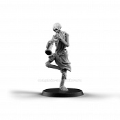 Skeleton Musician 2, 28 mm Punga miniatures - фото