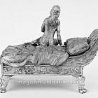 Миниатюра из олова 449 РТ Девушка на кушетке, 54 мм, Ратник (449-РТ) (449-РТ)