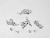 Фигурки из металла Убитые (4 фигурs), 28 мм, АРЕС и STP-miniatures - фото