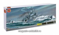 Сборная модель из пластика А Корабль KING GEORGE V (1/400) Airfix (8203) (8203)