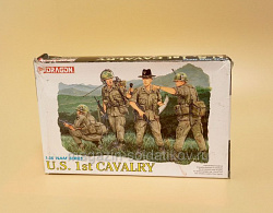 Сборные фигуры из пластика Q445-185 Д U.S.1st Cavalry (1/35) Dragon (3312) (3312)