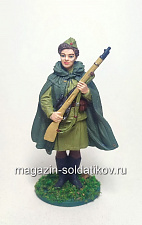 Снайпер 528-го стрелкового полка Наталья Ковшова, 1942 г. - фото