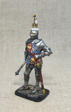 Миниатюра из олова Ричард Невилл, граф Уорвик. Англия, 1455 г., 54 мм, Студия Большой полк (ИЛ2291.09.04.54) (ИЛ2291.09.04.54)