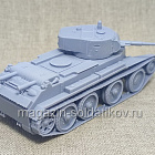 Советский танк БТ-7А 3D 1/56 3Д Корнукопия (552-020) (552-020)