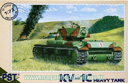 Сборная модель из пластика Тяжелый танк КВ-1Ц, 1:72, PST