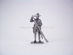 Солдатики из металла Прусский мушкетер, заряжающий, Магазин Солдатики (Prince August)