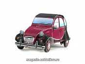 Сборная модель из картона. Серия: Авто. Масштаб 1/24. Citroen 2 CV (бордовый) Умбум - фото