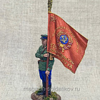 Старшина погранвойск со знаменем, 1941 г., 54 мм, Студия Большой полк (ИЛ1729.14.01.54) (ИЛ1729.14.01.54)