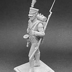 Сборная миниатюра из смолы Корнет роты «Рейсс» 6-го пех. полка Конфедерации , 54 мм, Chronos miniatures