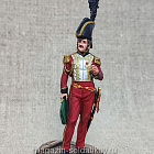 Офицер штаба марашала Бертье, Франция 1812 г., 54 мм, Студия Большой полк (ИЛ2492.12.03.54) (ИЛ2492.12.03.54)
