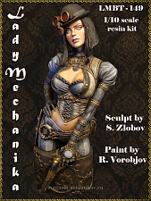 Сборная миниатюра из смолы Lady Mechanika 1/10 Legion Miniatures - фото