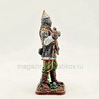 Миниатюра из олова Русский воин с топором XIV век, 54 мм, Студия Большой полк