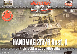 Сборная модель из пластика Hanomag 251/16 Ausf. A 1:72, First to Fight
