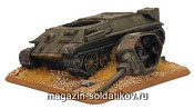 Destroyed T-34 (15 мм) Flames of war. Аксессуары - фото