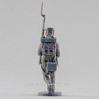 Сборная миниатюра из смолы Фузилёр в кивере, раненый, Франция, 28 мм, Аванпост