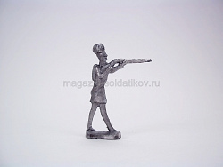 Солдатики из металла Английский стрелок, стреляющий стоя, Магазин Солдатики (Prince August)