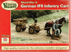 Солдатики из пластика German IF8 Infantry Cart, 1:72, Valiant Miniatures