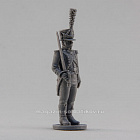 Сборная миниатюра из смолы Офицер роты шассёров, стоящий, Франция, 28 мм, Аванпост