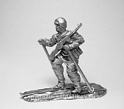 Миниатюра из олова 294 РТ Лыжник РККА, 54 мм, Ратник - фото