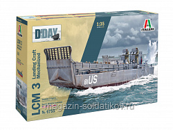 Сборная модель из пластика ИТ Американский десантный катер LCM 3 (1/35) Italeri (6755) (6755)