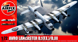 Сборная модель из пластика Самолет Avro Lancaster BI(F.E.)/BIII (1/72) Airfix (8013 А) (8013 А)