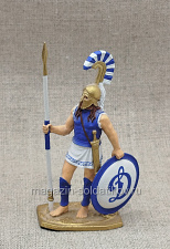 Греческий гоплит с символикой ФК «Динамо» - фото