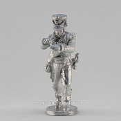 Сборная миниатюра из металла Канонир с камышиной, 28 мм, Аванпост - фото