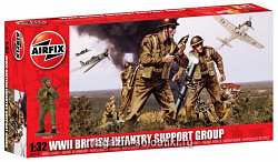 Солдатики из пластика А Группа поддержки Британской пехоты 1/32 Airfix (4710) (4710)