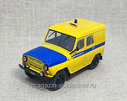 УАЗ-469 ППС (Патрульно-постовая служба), Автомобиль на службе №48, 1:43, DeAgostini (307-196) (307-196)