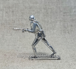 Советский пехотинец, стрелковое отделение (серебристый) (704-1002) (704-1002)