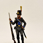 Миниатюра из олова Рядовой пехотного полка Адлеркройца. Швеция, 1809-10 гг, Студия Большой полк