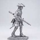 Миниатюра из олова Шведский мушкетер в походе (оружие под правой рукой). 54 мм, Магазин Солдатики