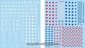 Сборная модель из пластика French EW Decals (15 мм) Flames of war - фото