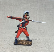 Миниатюра в росписи Унтер-офицер артиллерийской команды, 54 мм, Студия Большой полк - фото