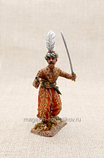 Офицер турецкой пехоты 1780 г, 54 мм, Студия Большой полк - фото